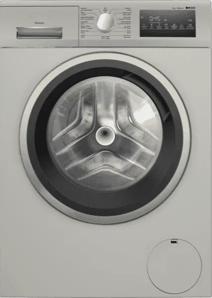 Siemens iQ 300 8 Kg Front-Load Washing Machine User Manual 2 Siemens iQ 300 WM14U28XGC 8 Kg front-load washing machine with digital display.