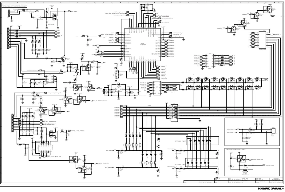 Samsung WD106UHSA Series User Manual: Schematic Diagram Explained 2 Sub Control of Schematic Diagram layout.