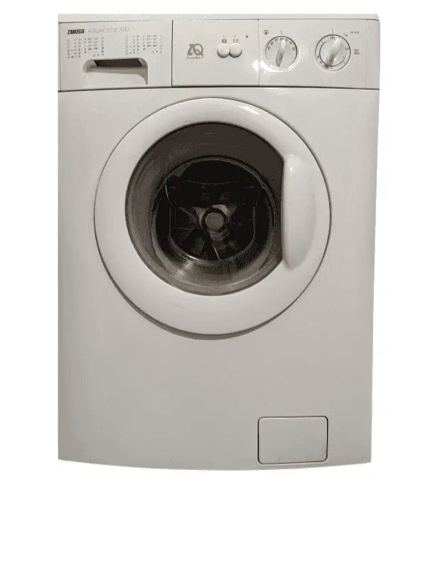 Zanussi Aquacycle 500 Manual: Specifications and Maintenance 1 Zanussi Aquacycle 500 front load washer, 500 RPM, 4.5 kg capacity, compact and energy-efficient.