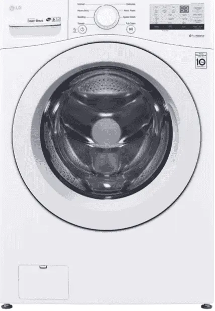 LG WM3270CW washer with Specs and Tub clean.