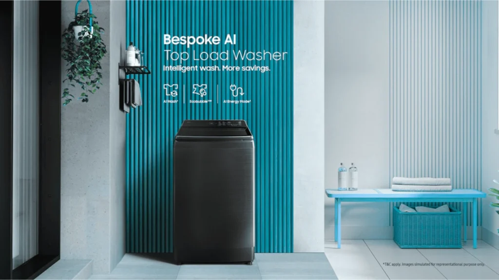 Samsung Launches Bespoke AI Top Load Washing Machines 1 Bespoke AI Top Load Washing Machines.