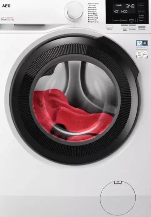 AEG 7000 Series Load Washing Machine - User Manual | Programmes & Specifications 1 AEG 7000 Series Load Washing Machine – energy-efficient front load washer with ProSteam® technology, 8kg capacity, and multiple fabric-care programmes.