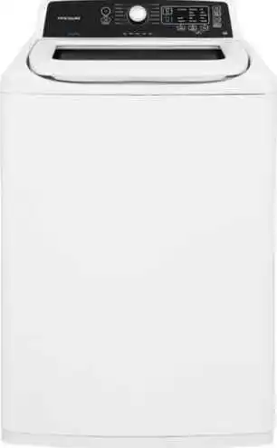 Frigidaire FFTW4120SW User Manual | Safety Instructions & Specification 1 Frigidaire FFTW4120SW top-load washer with 4.1 cu. ft. stainless steel drum, 12 wash cycles, and ENERGY STAR® certification.