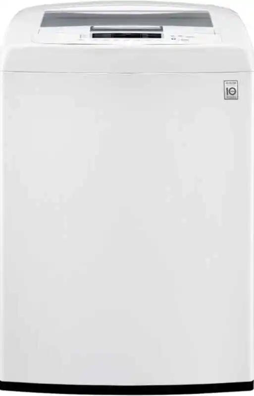 LG WT1201C Top-Load Washer Manual - Specifications and Warranty 2 LG WT1201C top-load washer with LED display, stainless steel drum, 1100 RPM spin, and ENERGY STAR efficiency.