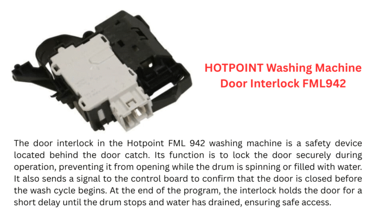 Hotpoint FML 942 Washing Machine Manual – PDF Download & Complete Guide 2 HOTPOINT Washing Machine Door Interlock FML942.