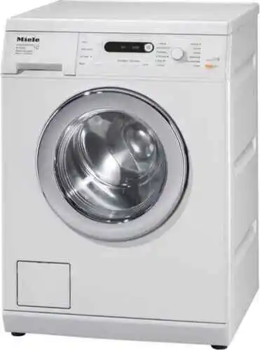 Miele W 3725 Operating Instruction Manual - Installation and Connection 1 Miele W 3725 front-load washing machine with 6.5 kg capacity and digital display.